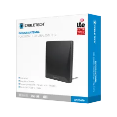 Antena pokojowa do cyfrowej telewizji naziemnej DVB-T2 Cabletech