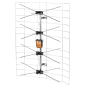 Antena TV siatkowa kompletna (zasilacz+wzmacniacz)