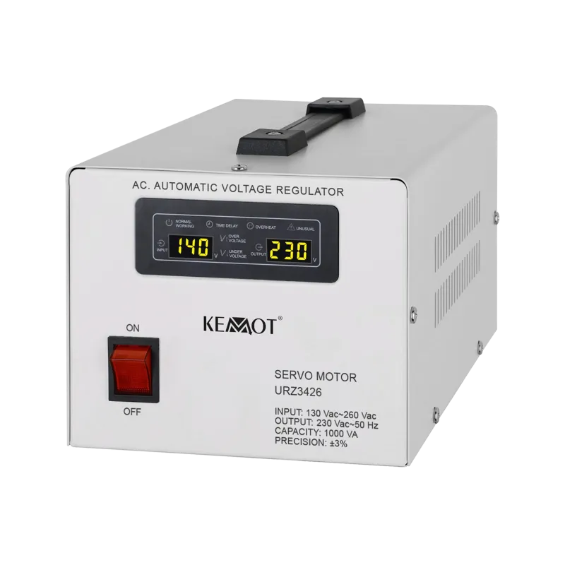 Automatyczny stabilizator napięcia KEMOT MSER-1000 (1000 VA, serwomotor)