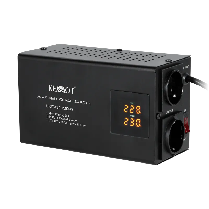 Automatyczny stabilizator napięcia KEMOT SER-1500-W , precyzja 8%