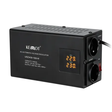 Automatyczny stabilizator napięcia KEMOT SER-1500-W , precyzja 8%