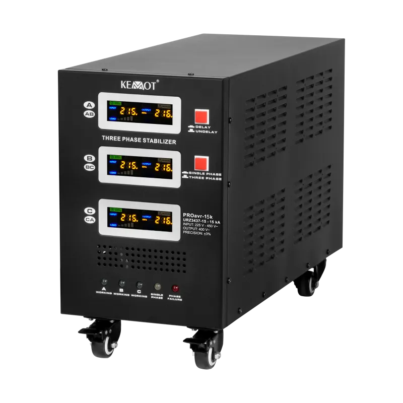 Automatyczny trójfazowy stabilizator napięcia KEMOT PROavr-15k Automatyczny trójfazowy stabilizator napięcia KEMOT PROavr-15k
