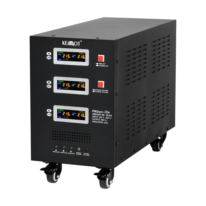 Automatyczny trójfazowy stabilizator napięcia KEMOT PROavr-20k Automatyczny trójfazowy stabilizator napięcia KEMOT PROavr-20k