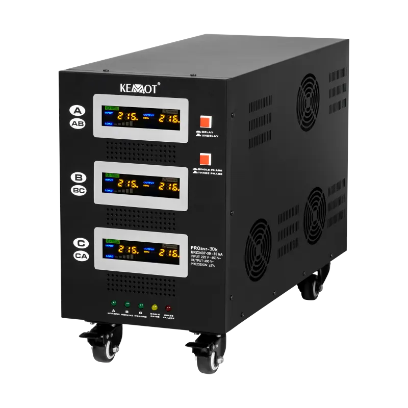 Automatyczny trójfazowy stabilizator napięcia KEMOT PROavr-30k
