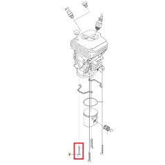 Śruba podstawy cylindra Husqvarna 350