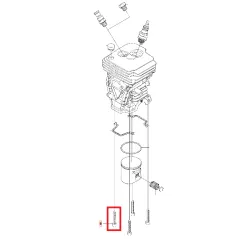 Śruba podstawy cylindra Husqvarna 350