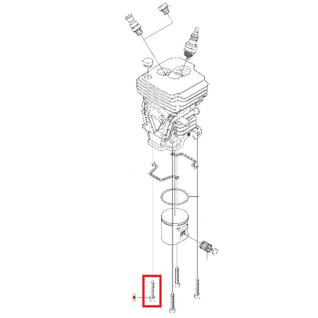 Śruba podstawy cylindra Husqvarna 350