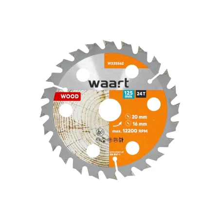 Tarcza do pilarki widiowa 125 x 20 mm, 24T, drewno