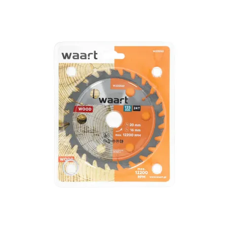 Tarcza do pilarki widiowa 125 x 20 mm, 24T, drewno