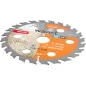 Tarcza do pilarki widiowa 125 x 20 mm, 24T, drewno
