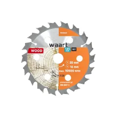 Tarcza do pilarki widiowa 145 x 20 mm, 18T, drewno