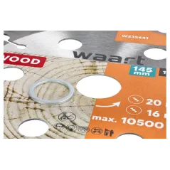 Tarcza do pilarki widiowa 145 x 20 mm, 18T, drewno