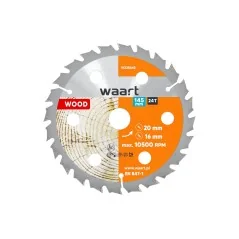 Tarcza do pilarki widiowa 145 x 20 mm, 24T, drewno