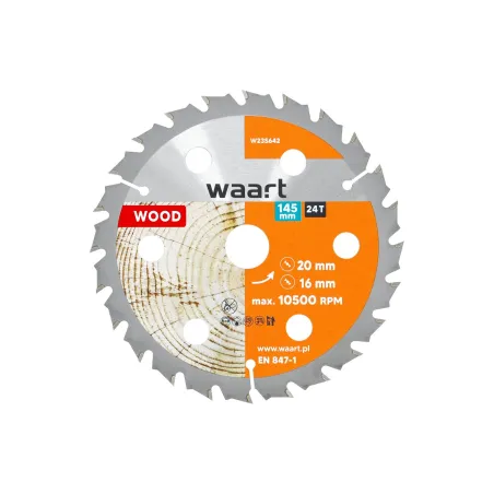 Tarcza do pilarki widiowa 145 x 20 mm, 24T, drewno