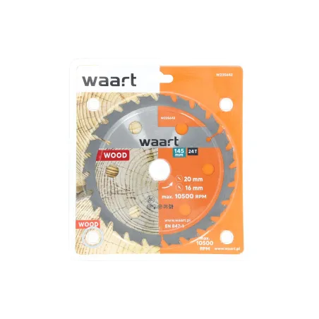 Tarcza do pilarki widiowa 145 x 20 mm, 24T, drewno