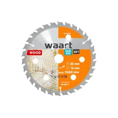 Tarcza do pilarki widiowa 165 x 20 mm, 30T, drewno