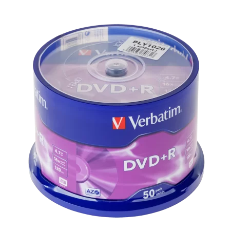 DVD+R x16 VERBATIM 4,7GB CAKE 50szt