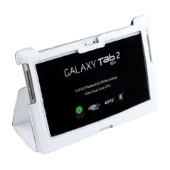 Etui białe dedykowane do Samsung Galaxy Tab P5100 (skóra naturalna)