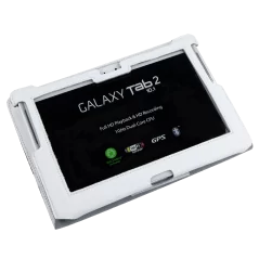 Etui białe dedykowane do Samsung Galaxy Tab P5100 (skóra naturalna)