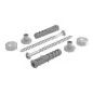 Komplet śrób do mocowania WC bidet 6 x 80, chrom Komplet śrób do mocowania WC bidet 6 x 80, chrom