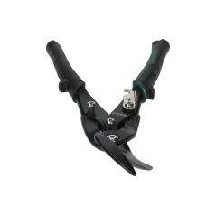 Nożyce do blachy 250 mm, CR-MO, zielone-prawe, heavy duty waart