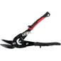 Nożyce do blachy 250 mm, CR-MO, czerwone-lewe, heavy duty