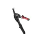 Nożyce do blachy 250 mm, CR-MO, czerwone-lewe, heavy duty