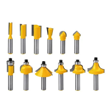 Zestaw frezów stolarskich szybkotnących, trzpień 6 mm, 12 szt.