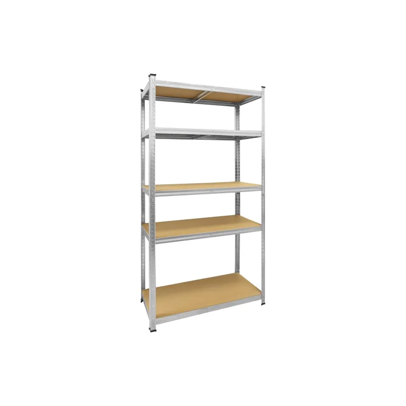 Regał magazynowy 90 x 40 x 180 cm, 175 kg, metalowy, galwanizowany