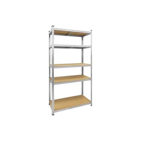 Regał magazynowy 90 x 40 x 180 cm, 175 kg, metalowy, galwanizowany