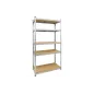 Regał magazynowy 90 x 40 x 180 cm, 175 kg, metalowy, galwanizowany