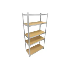 Regał magazynowy 90 x 40 x 180 cm, 175 kg, metalowy, galwanizowany
