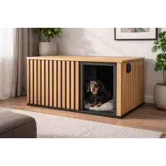 Buda wygłuszająca dla psa z labiryntem – antyhukowa Premium ZOGO-NET