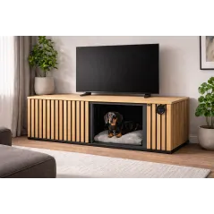 Buda wygłuszająca dla psa z labiryntem – antyhukowa Premium