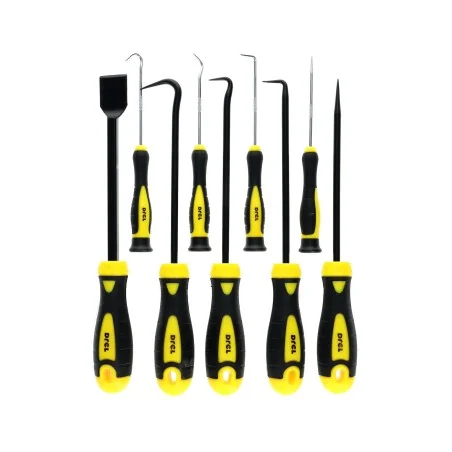 Zestaw haczyków i łapka 9 szt.