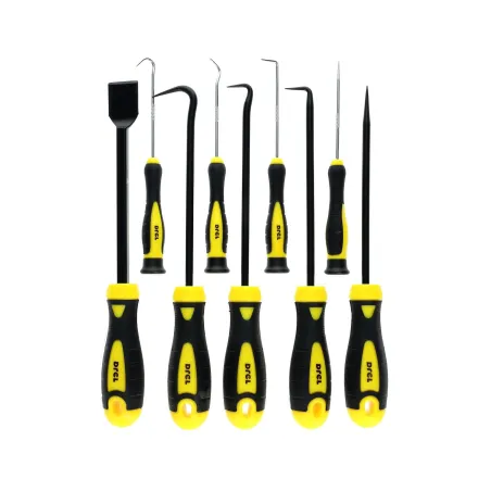 Zestaw haczyków i łapka 9 szt.