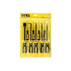 Zestaw haczyków i łapka 9 szt.