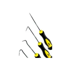 Zestaw haczyków i łapka 9 szt., Drel