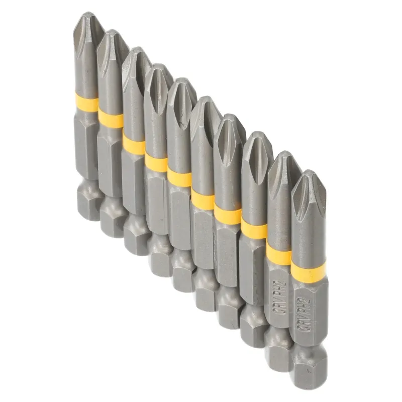 Końcówki wkrętakowe krzyżowe PH2 x 50 mm, 10 szt. Końcówki wkrętakowe krzyżowe PH2 x 50 mm, 10 szt.