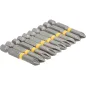 Końcówki wkrętakowe krzyżowe PH2 x 50 mm, 10 szt. Końcówki wkrętakowe krzyżowe PH2 x 50 mm, 10 szt.