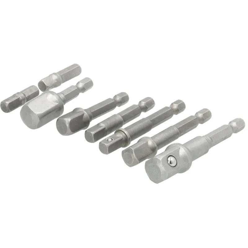 Zestaw adapterów do nasadek, kpl. 8 szt.