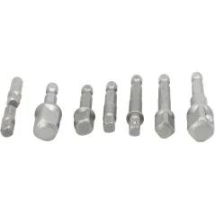 Zestaw adapterów do nasadek, kpl. 8 szt., Drel