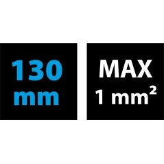 Szczypce tnące boczne, 130 mm, precyzyjne, Drel, B2B