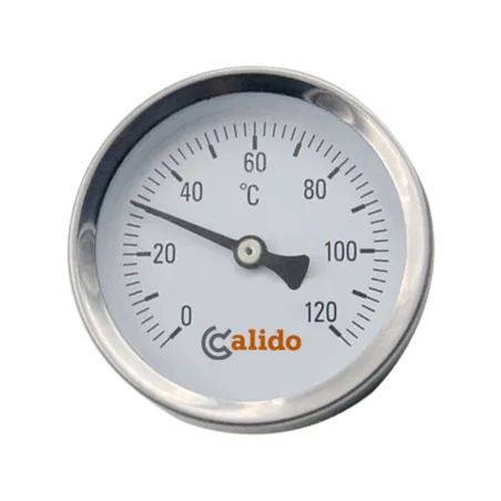 Termometr bimetaliczny przylgowy Ø 63 mm G1/2 0-120°C Calido