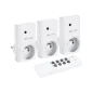Gniazdo sieciowe Rebel sterowane pilotem(1+3) Gniazdo sieciowe Rebel sterowane pilotem(1+3)