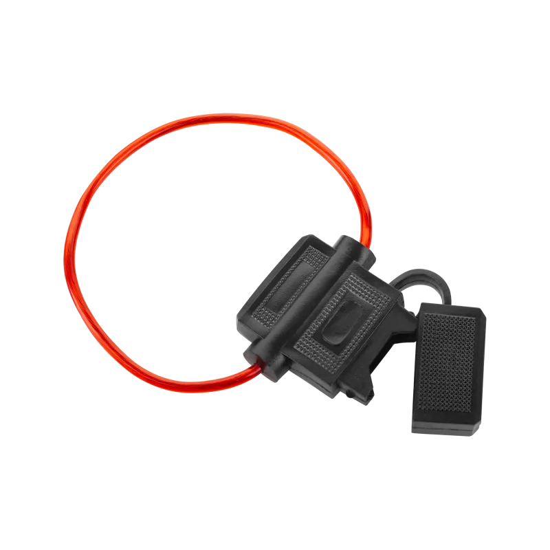 Gniazdo bezpiecznika nożowego (20mm) z przewodem 1,5mm DX Gniazdo bezpiecznika nożowego (20mm) z przewodem 1,5mm DX