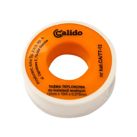 Taśma teflonowa 12 mm x 0,075 mm x 10 m ICMA – uszczelnianie