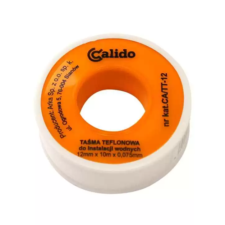 TAŚMA TEFLONOWA 19 mm x 0,2 mm x 10m TAŚMA TEFLONOWA 19 mm x 0,2 mm x 10m