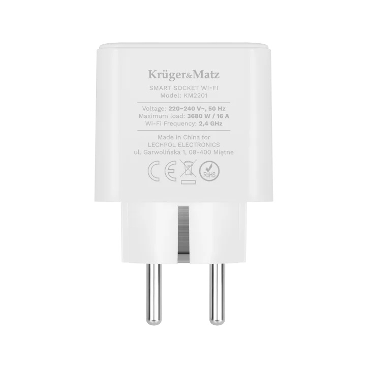 Gniazdo WiFi Kruger&Matz Connect P3 Tuya