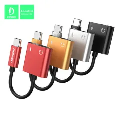 Adapter przejściówka USB typu C - Jack + USB typu C (ładowanie)